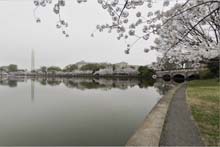 Across from the GW Monument